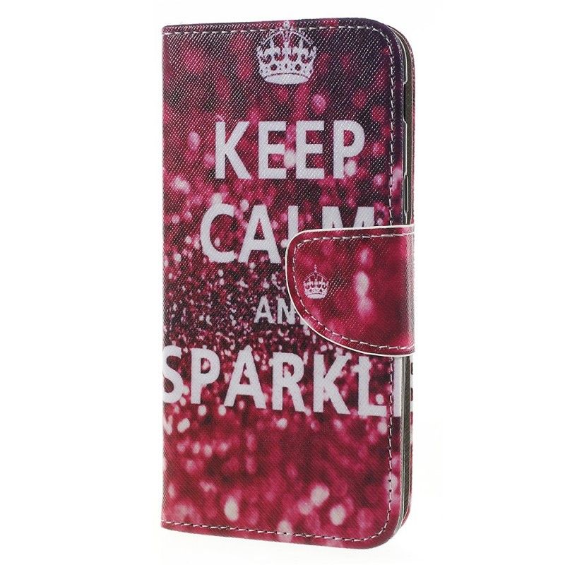 Housse Samsung Galaxy J6 Keep Calm And Sparkle