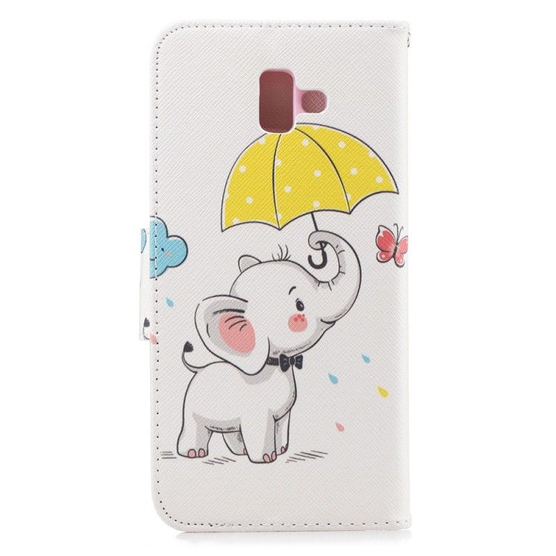 Housse Samsung Galaxy J6 Plus Bébé Éléphant