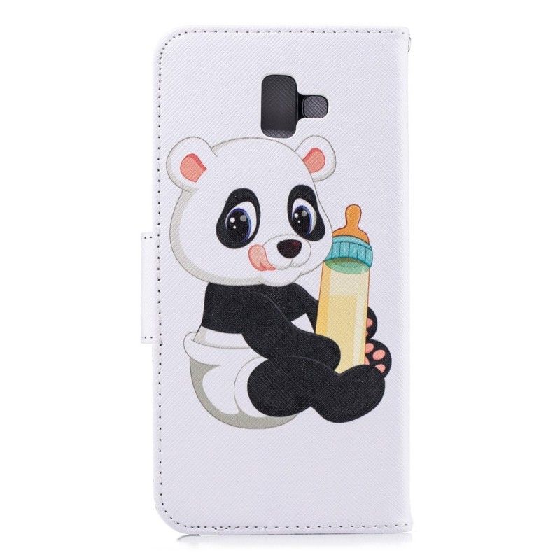 Étui Housse Samsung Galaxy J6 Plus Bébé Panda