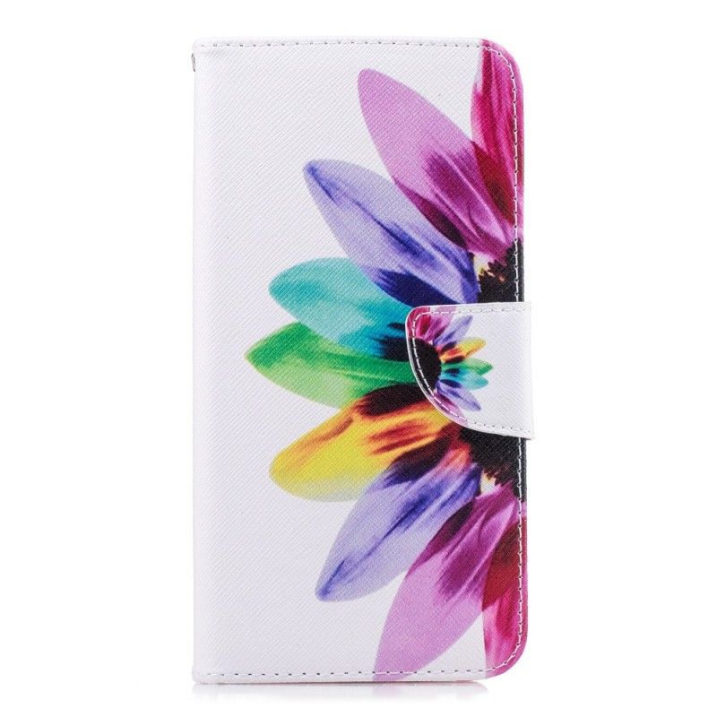 Housse Samsung Galaxy J6 Plus Fleur Aquarelle