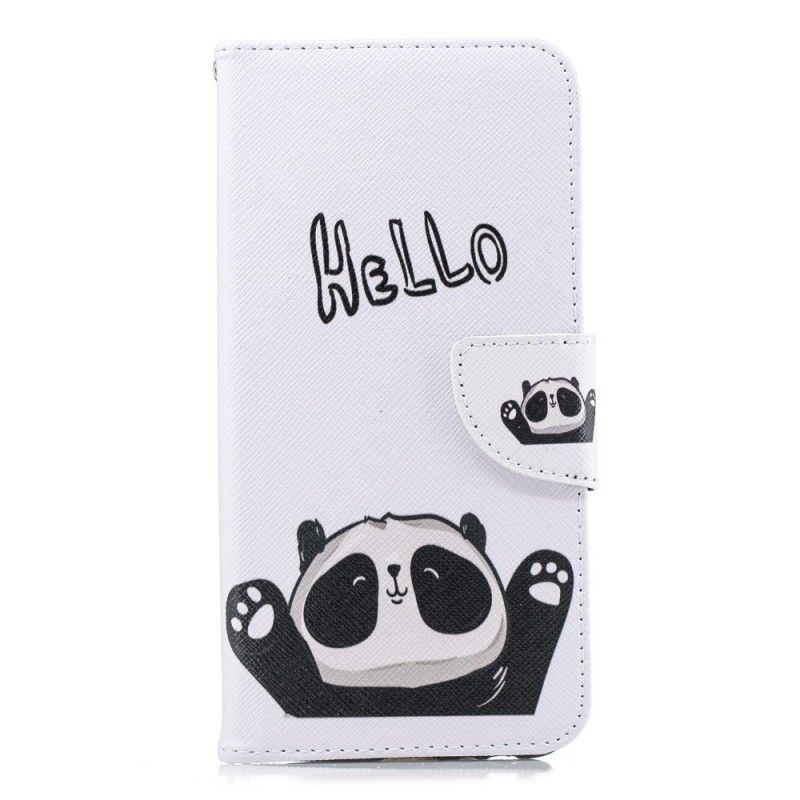 Housse Samsung Galaxy J6 Plus Hello Panda