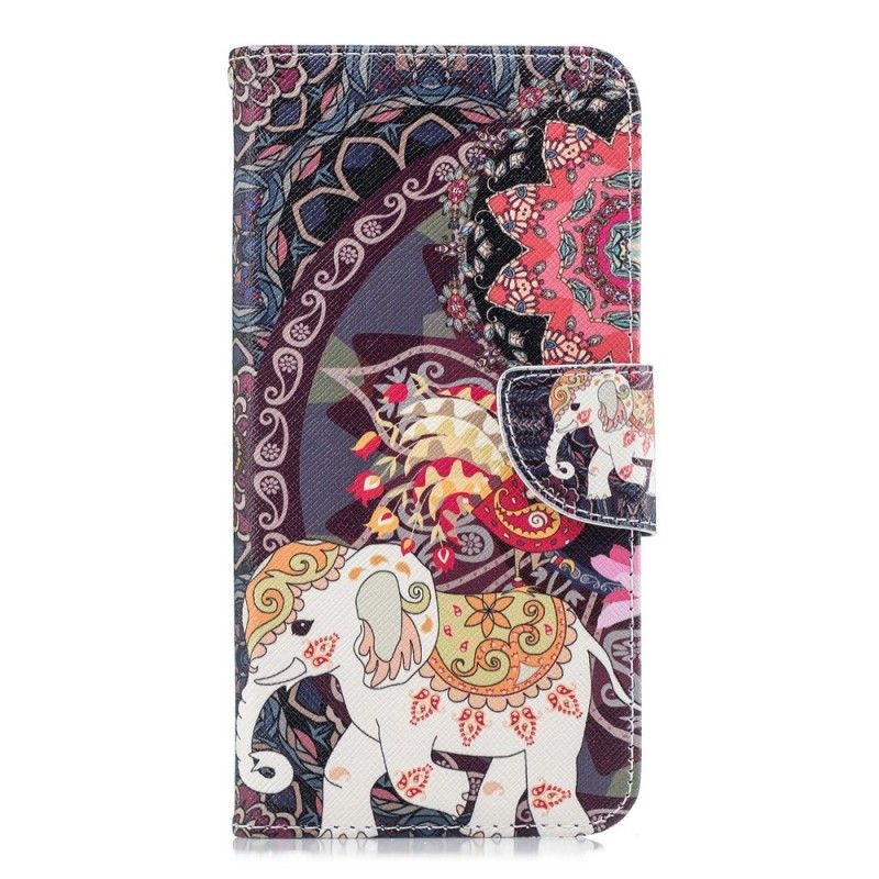 Housse Samsung Galaxy J6 Plus Mandala Éléphants Ethniques