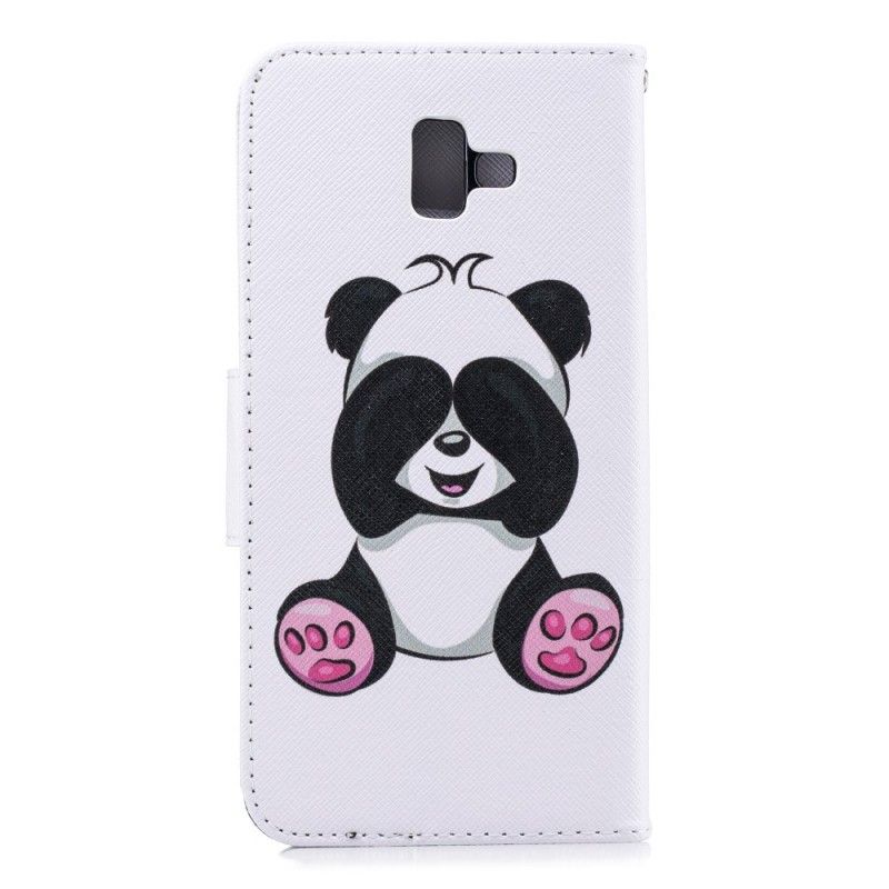 Housse Samsung Galaxy J6 Plus Panda Fun