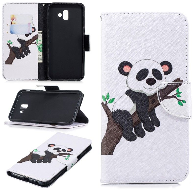 Housse Samsung Galaxy J6 Plus Panda Paresseux