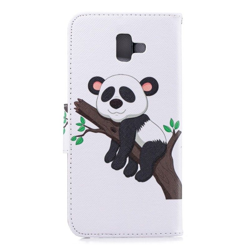 Housse Samsung Galaxy J6 Plus Panda Paresseux