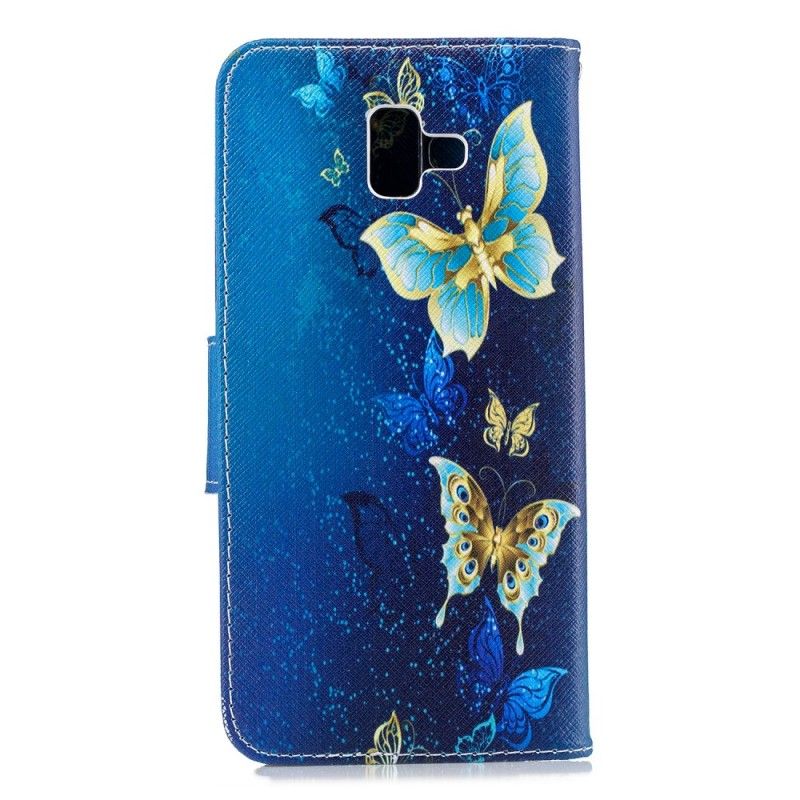 Housse Samsung Galaxy J6 Plus Papillons Dans La Nuit