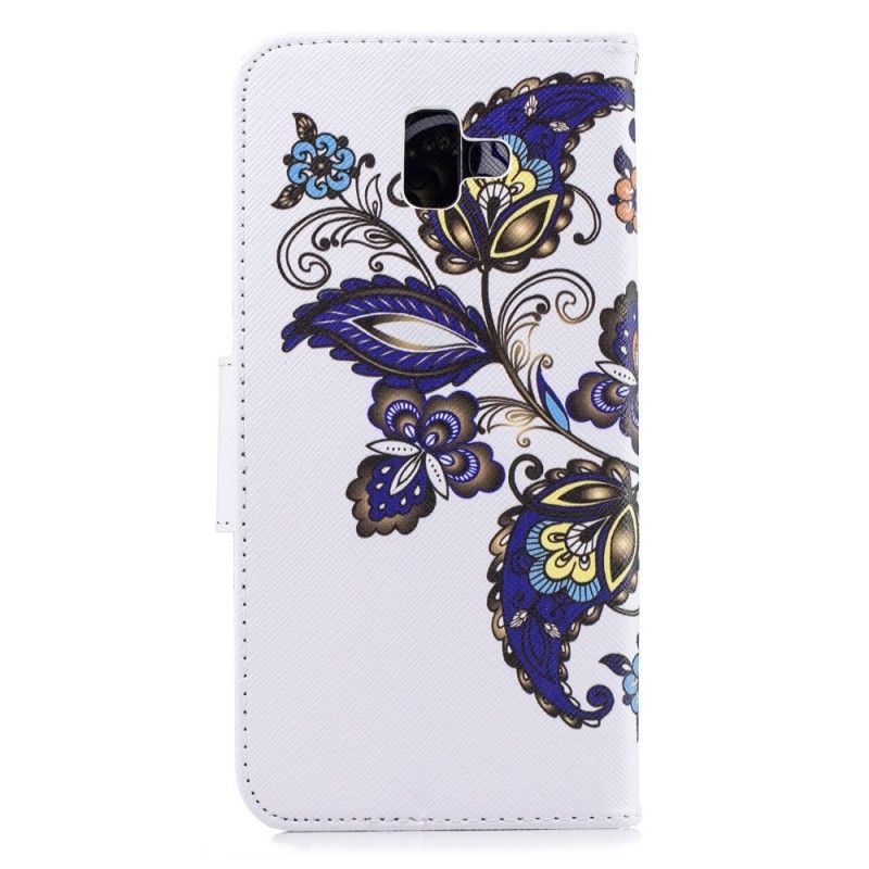 Étui Housse Samsung Galaxy J6 Plus Tattoo Papillon