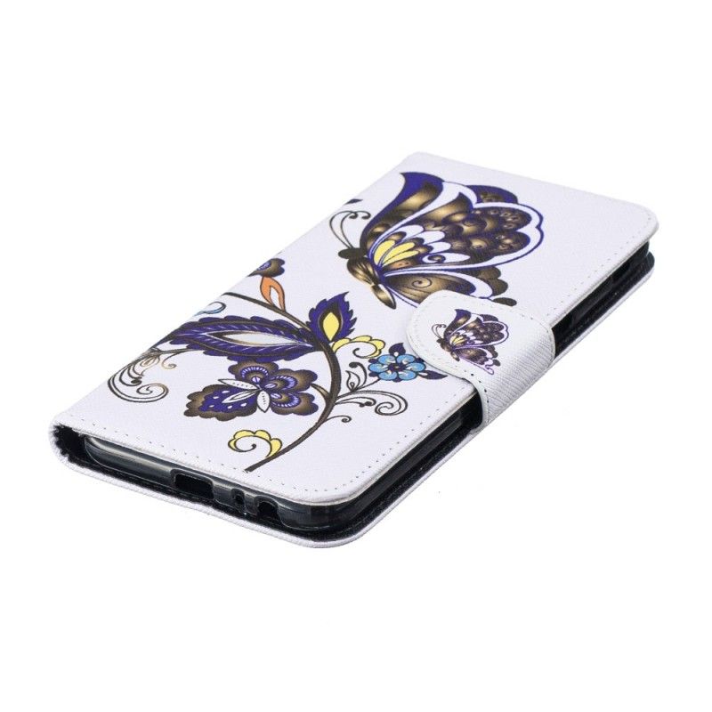 Étui Housse Samsung Galaxy J6 Plus Tattoo Papillon