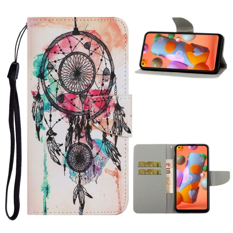 Housse Samsung Galaxy M11 Aquarelle Attrape Rêves