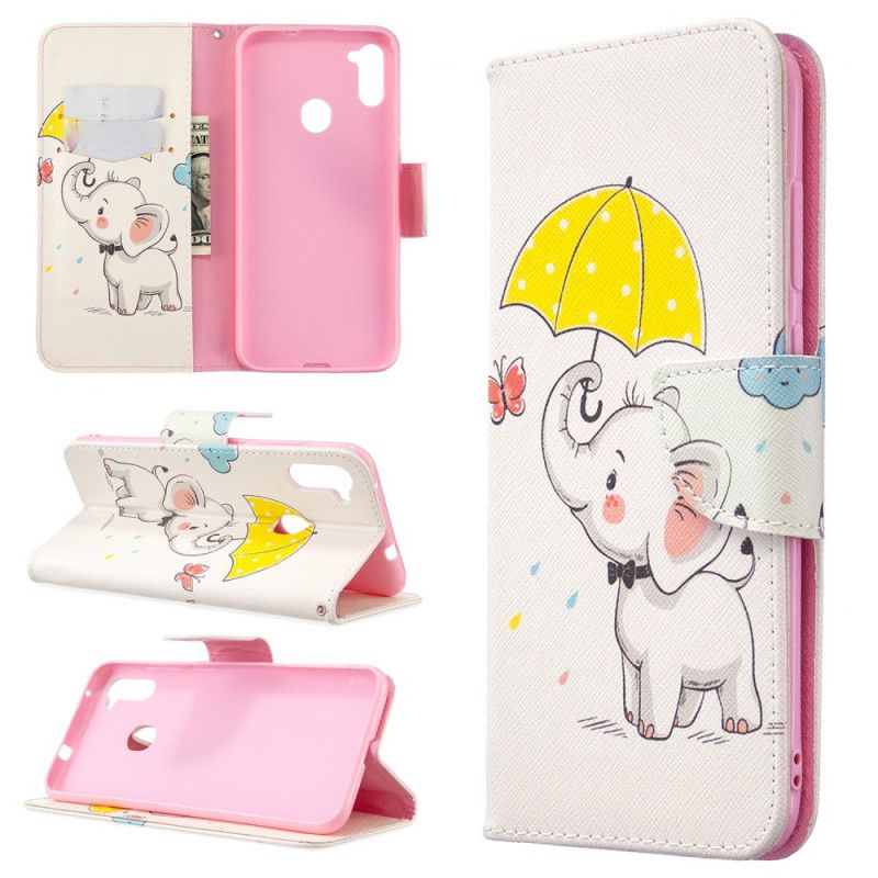 Housse Samsung Galaxy M11 Bébé Éléphant