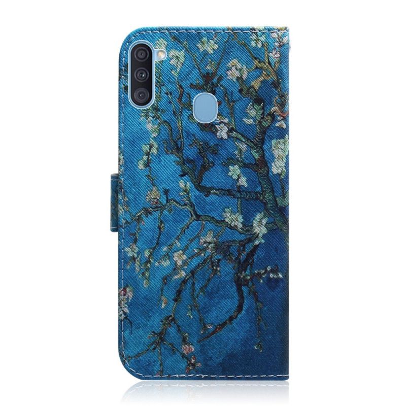 Étui Housse Samsung Galaxy M11 Branche D'arbre Fleuri