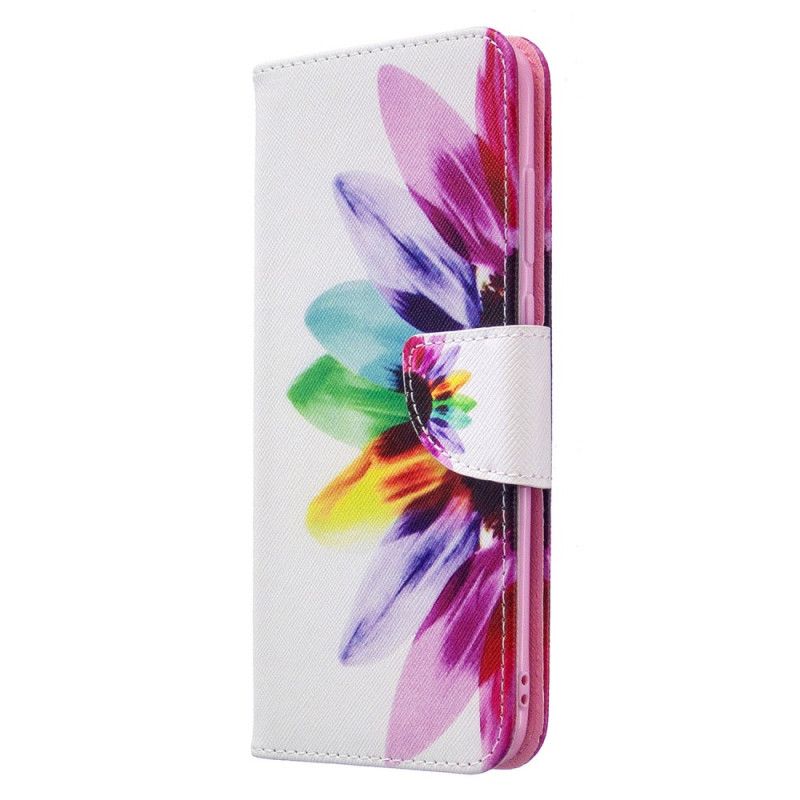 Housse Samsung Galaxy M11 Fleur Aquarelle