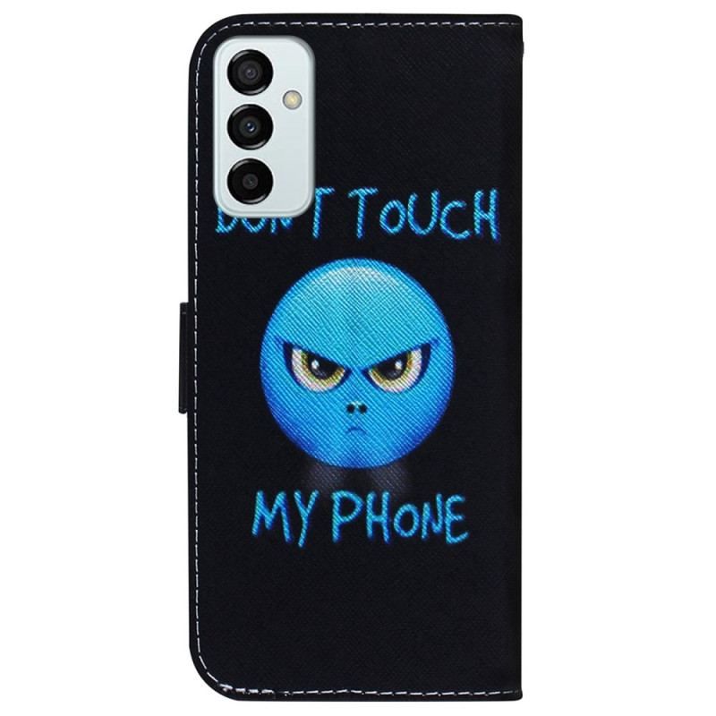 Housse Samsung Galaxy M13 Emoji Phone à Lanière