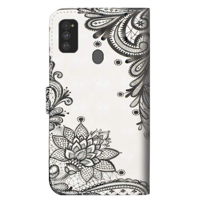 Housse Samsung Galaxy M21 Chic Dentelle