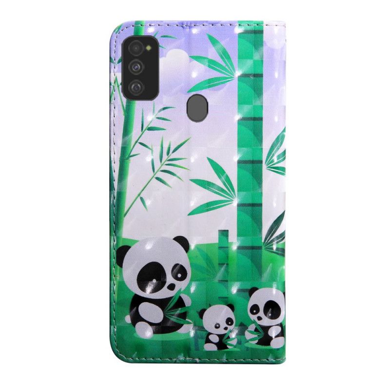 Housse Samsung Galaxy M21 Famille De Panda