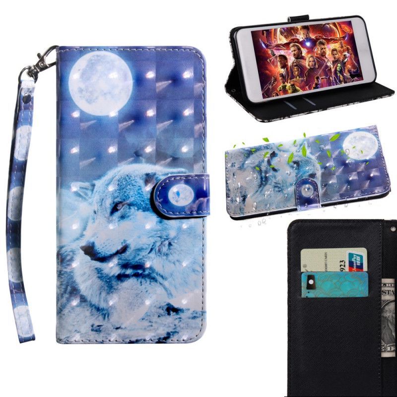 Housse Samsung Galaxy M21 Loup Au Claire De Lune