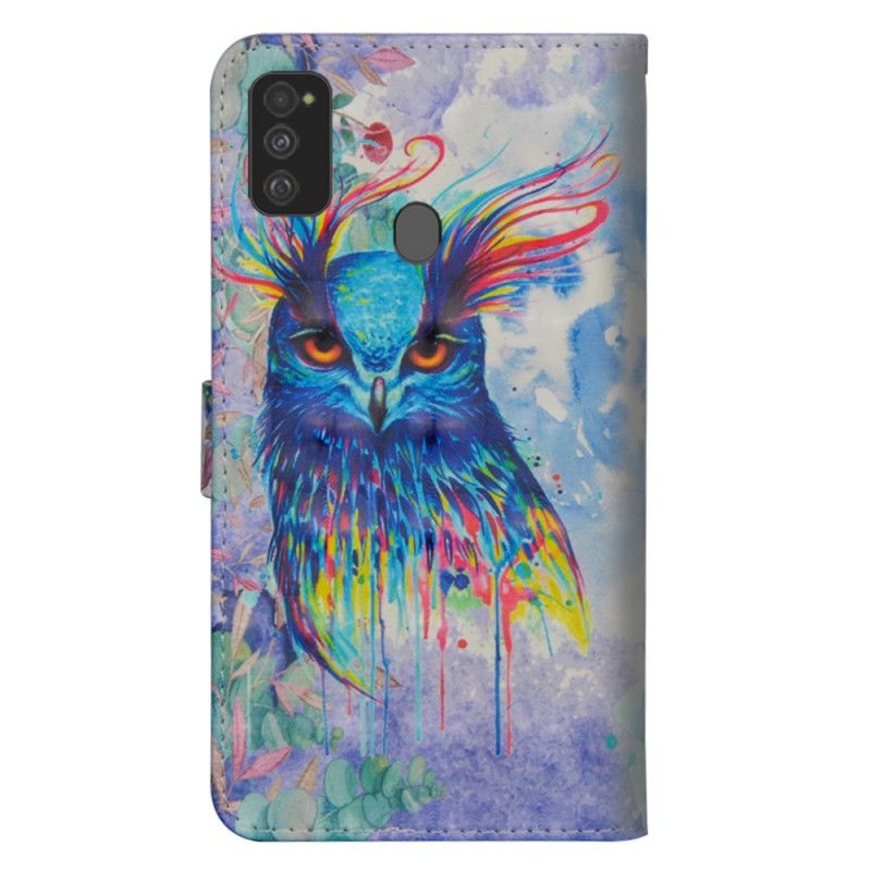 Housse Samsung Galaxy M21 Oiseau Aquarelle