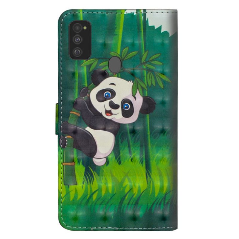 Housse Samsung Galaxy M21 Panda Et Bambou