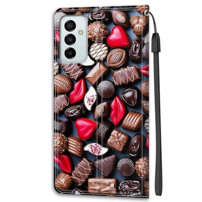 Housse Samsung Galaxy M23 5G Chocolats