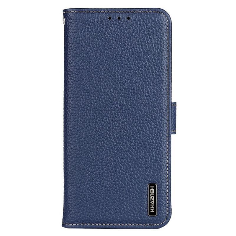 Housse Samsung Galaxy M23 5G Cuir Litchi Véritable KHAZNEH