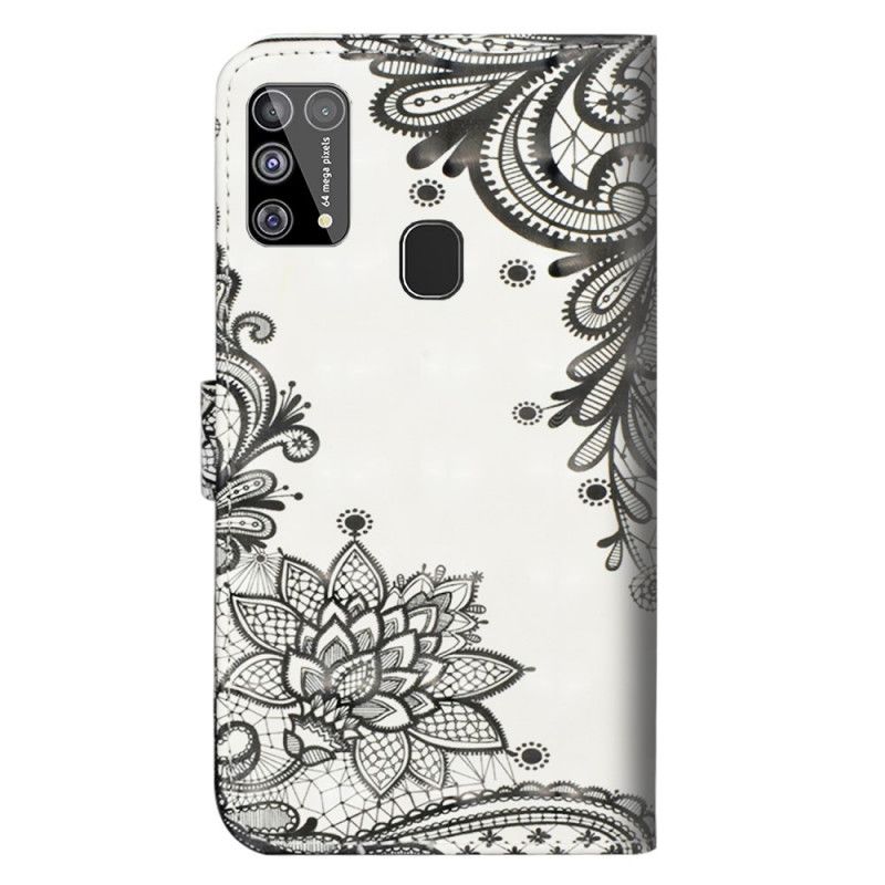 Housse Samsung Galaxy M31 Chic Dentelle