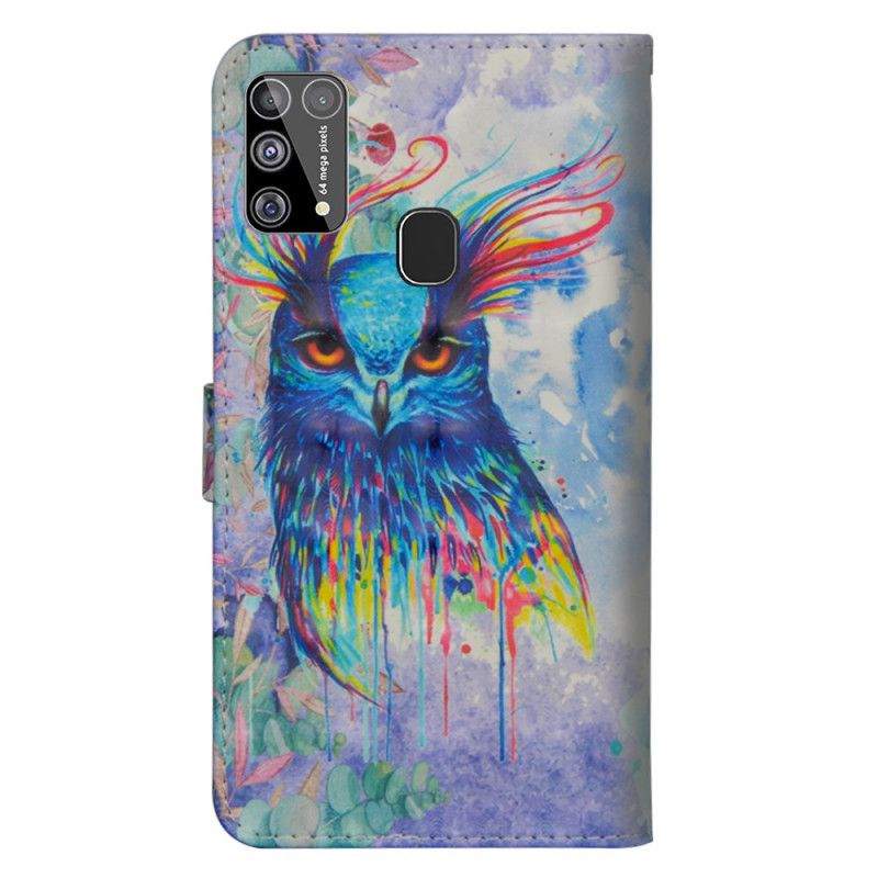 Housse Samsung Galaxy M31 Oiseau Aquarelle