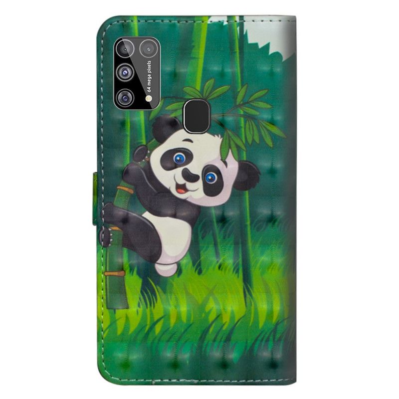 Housse Samsung Galaxy M31 Panda Et Bambou