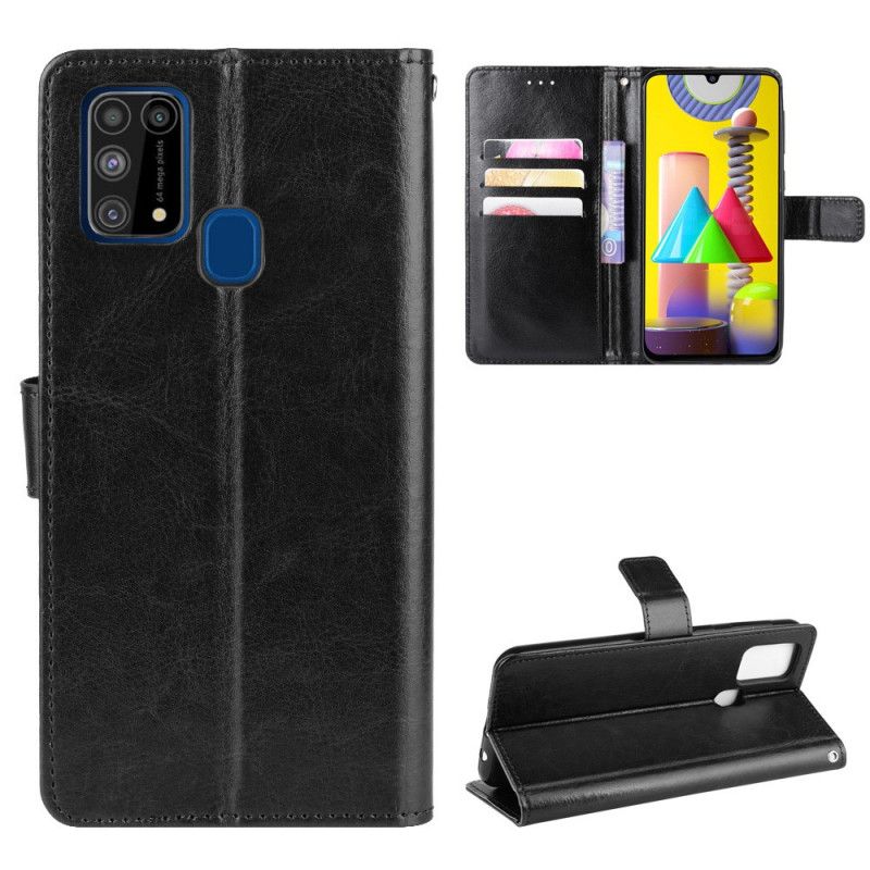 Housse Samsung Galaxy M31 Simili Cuir Flashy