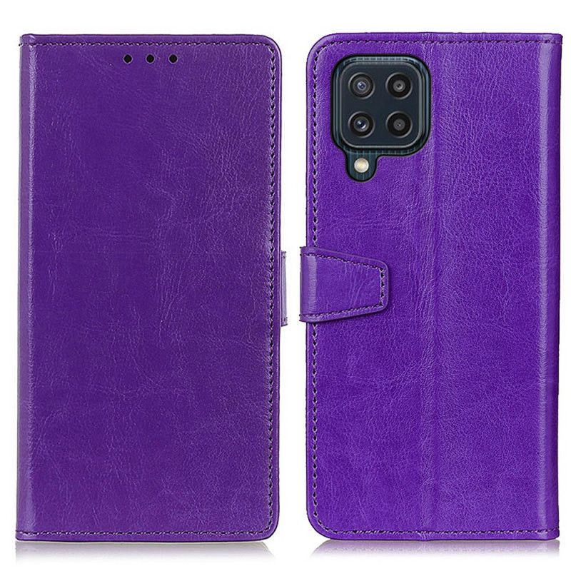 Housse Samsung Galaxy M32 Effet Cuir Brillant Simple