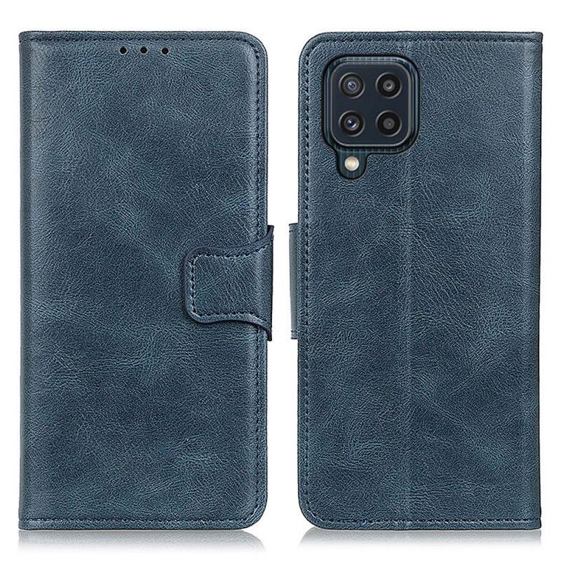 Housse Samsung Galaxy M32 Effet Cuir Fermoir Réversible