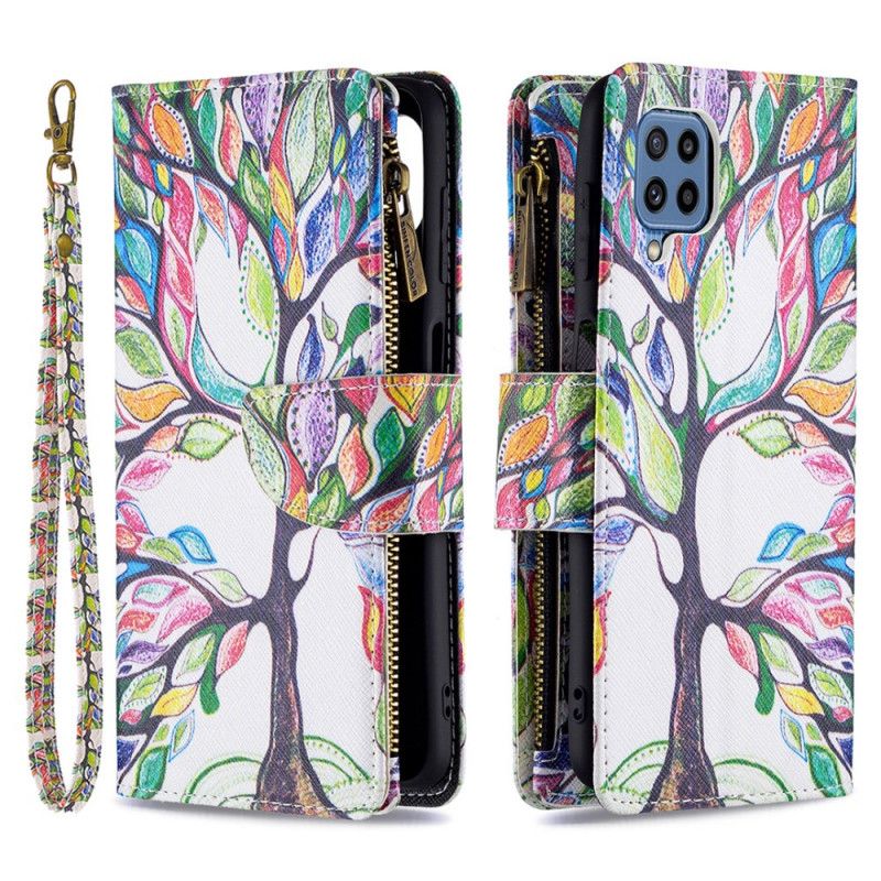 Housse Samsung Galaxy M32 Poche Zippée Arbre