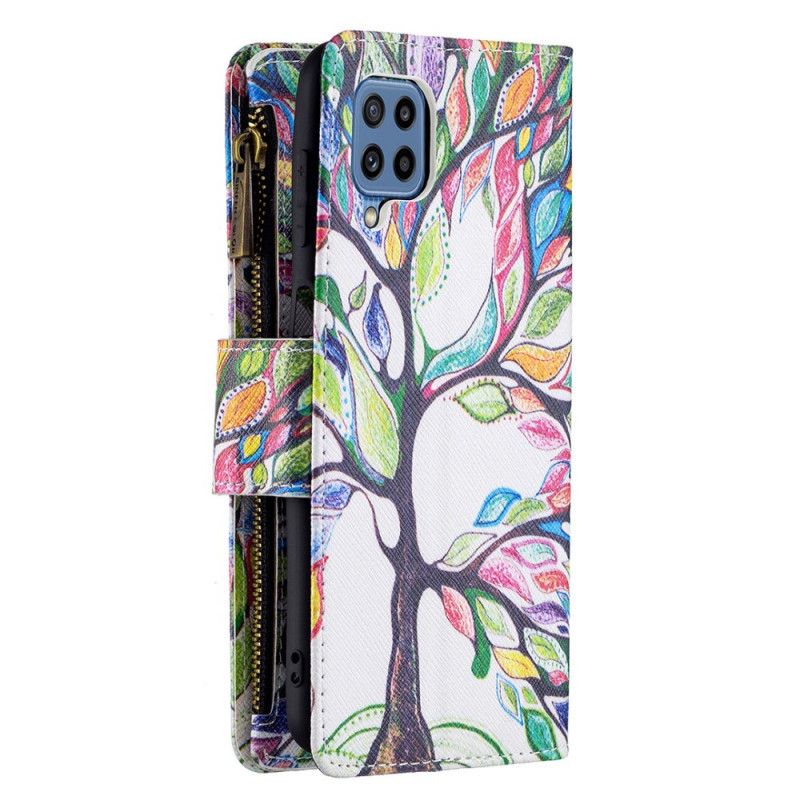 Housse Samsung Galaxy M32 Poche Zippée Arbre