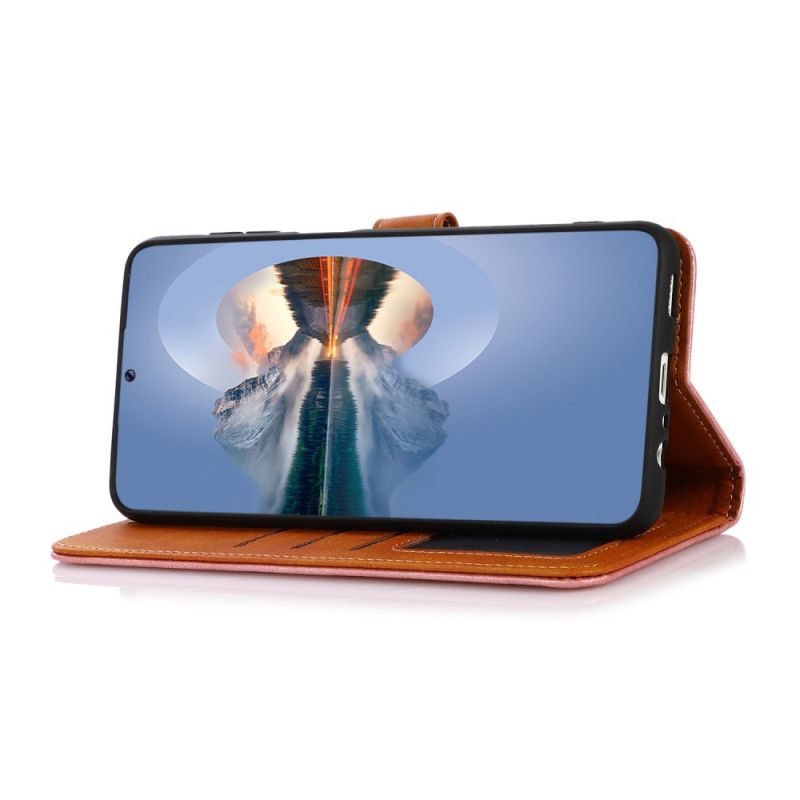 Housse Samsung Galaxy M32 Simili Cuir Avec Sangle Khazneh