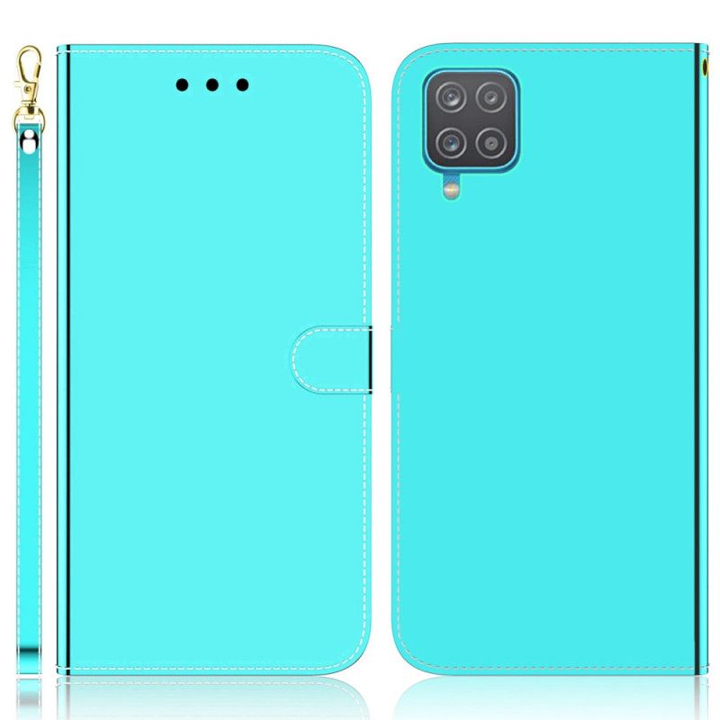 Housse Samsung Galaxy M32 Simili Cuir Couverture Miroir