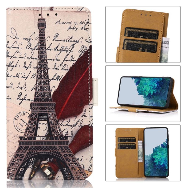 Housse Samsung Galaxy M32 Tour Eiffel Du Poète