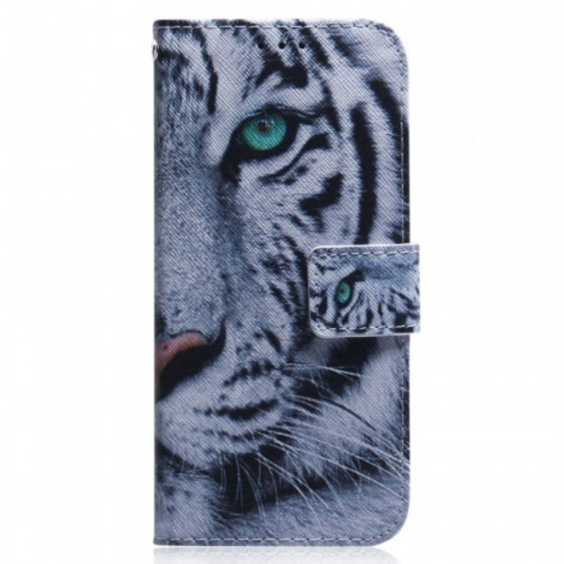 Housse Samsung Galaxy M33 5G Tigre Blanc