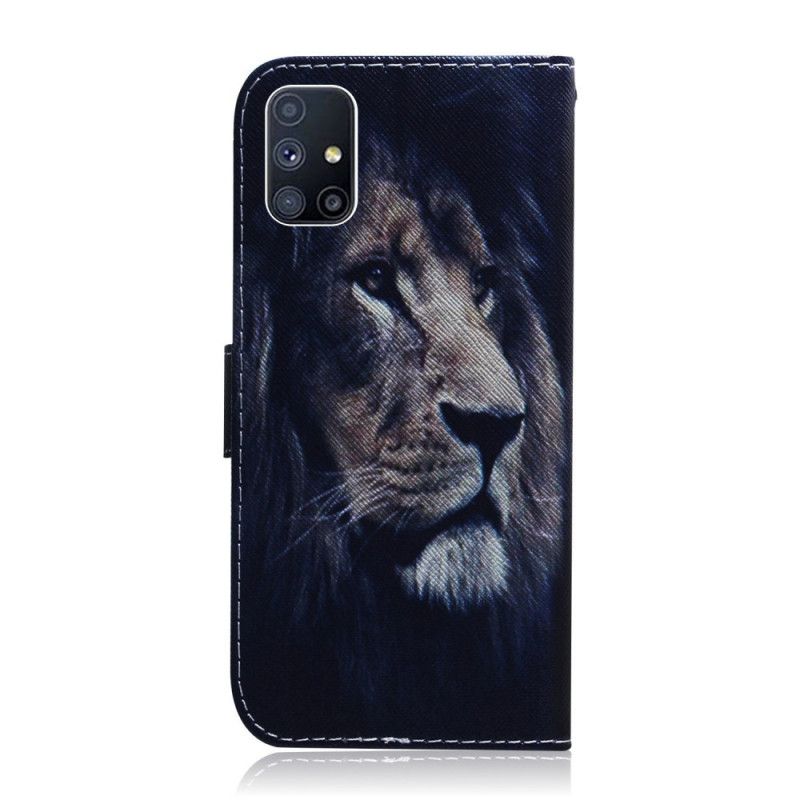 Housse Samsung Galaxy M51 Dreaming Lion