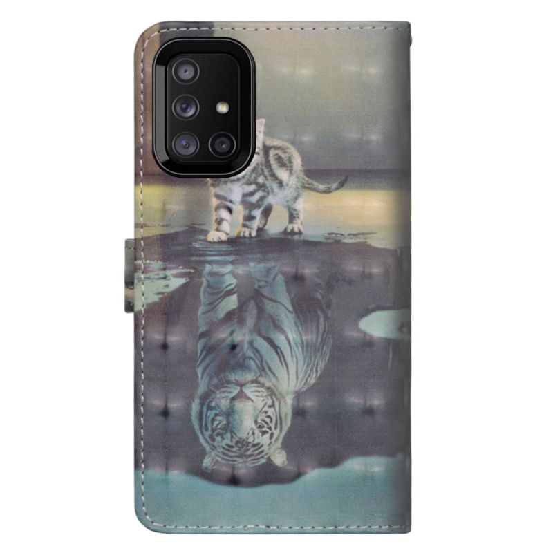 Étui Housse Samsung Galaxy M51 Ernest Le Tigre