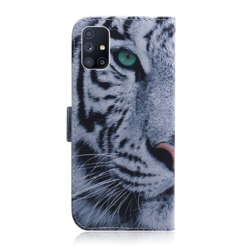 Housse Samsung Galaxy M51 Face De Tigre