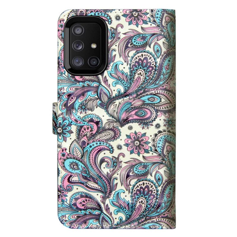 Housse Samsung Galaxy M51 Fleurs Motifs