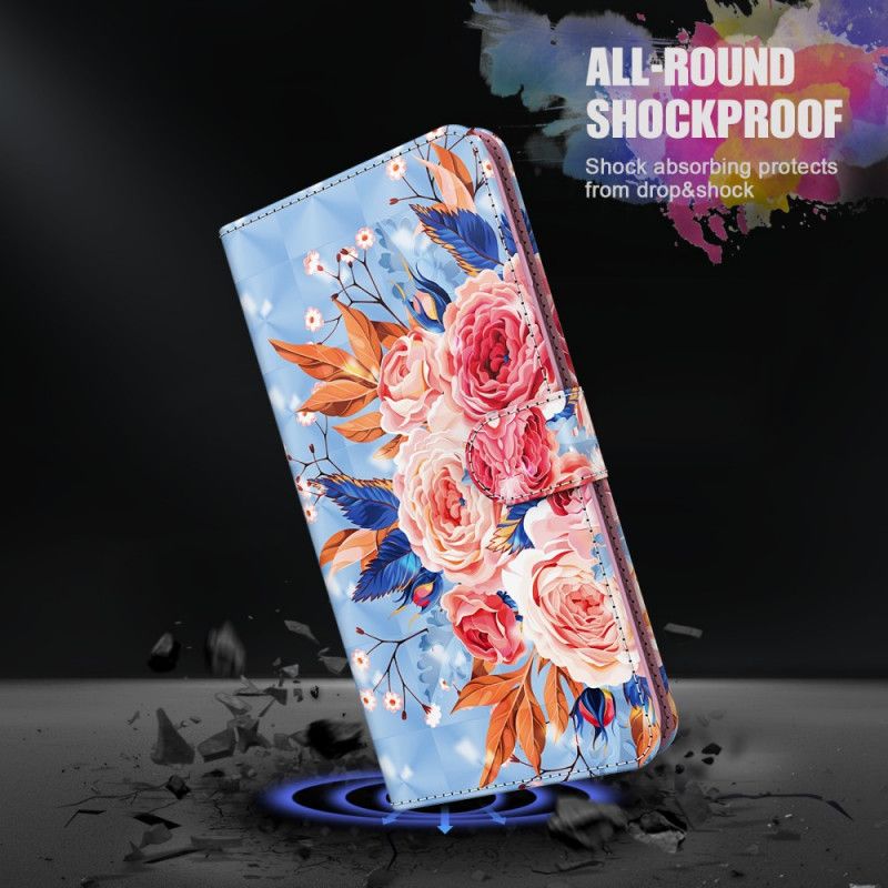 Housse Samsung Galaxy M51 Light Spot Romantique Avec Lanière