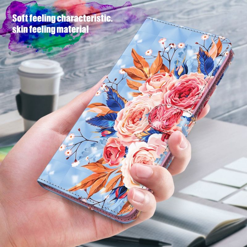 Housse Samsung Galaxy M51 Light Spot Romantique Avec Lanière