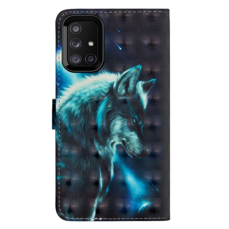 Housse Samsung Galaxy M51 Loup Majestueux