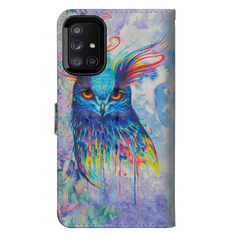 Housse Samsung Galaxy M51 Oiseau Aquarelle