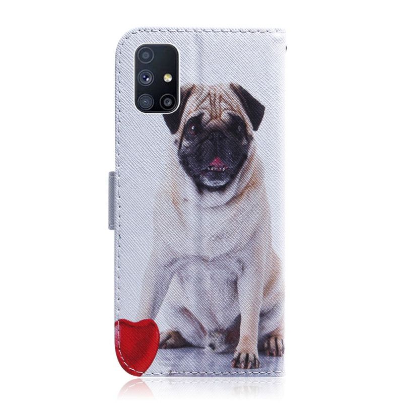 Housse Samsung Galaxy M51 Pug Dog