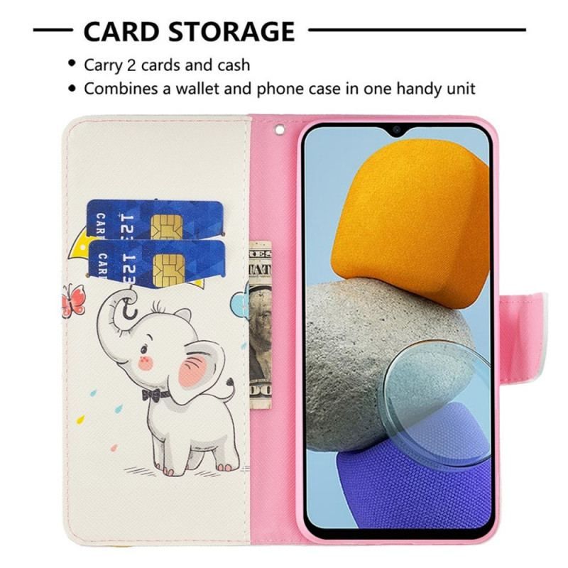 Housse Samsung Galaxy M53 5G Bébé Éléphant