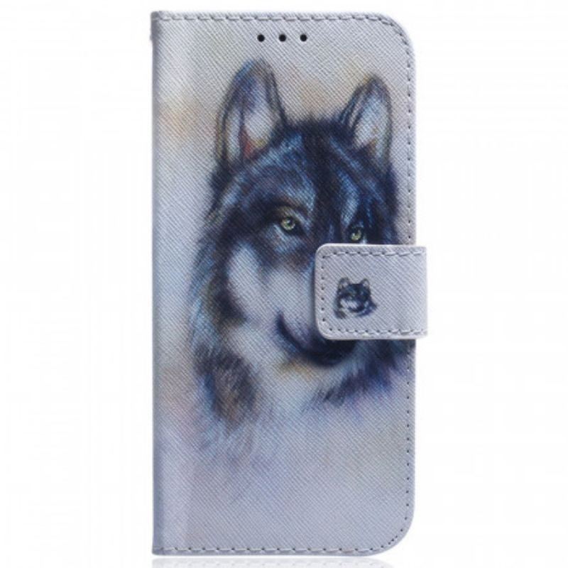 Housse Samsung Galaxy M53 5G Chien Aquarelle