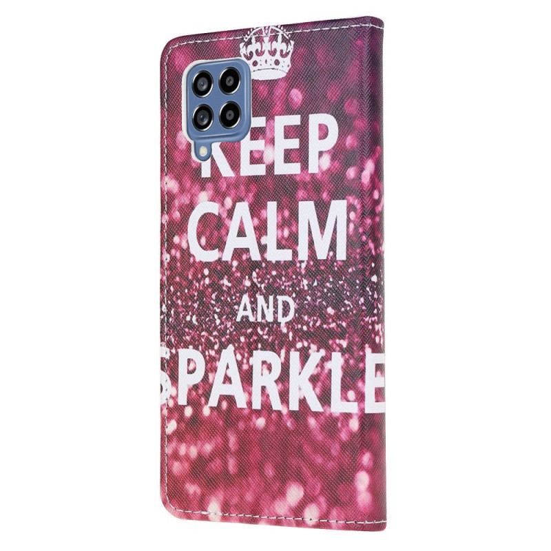 Housse Samsung Galaxy M53 5G Keep Calm and Sparkle