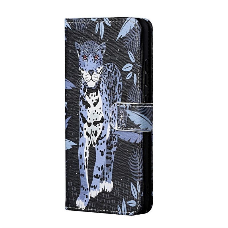 Housse Samsung Galaxy M53 5G Leopard à Lanière