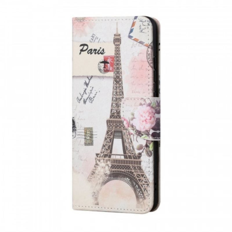 Housse Samsung Galaxy M53 5G Tour Eiffel Vintage